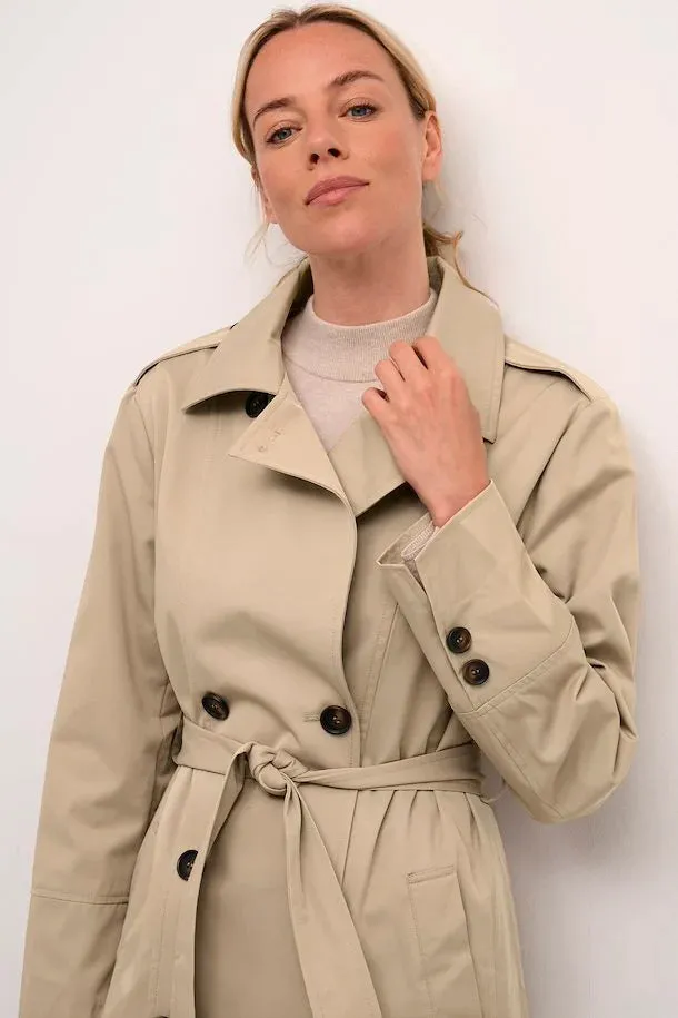 CRNOVINNA TRENCH COAT "Silver Mink"